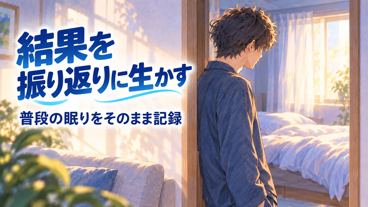 結果を生活の振り返りに生かすには