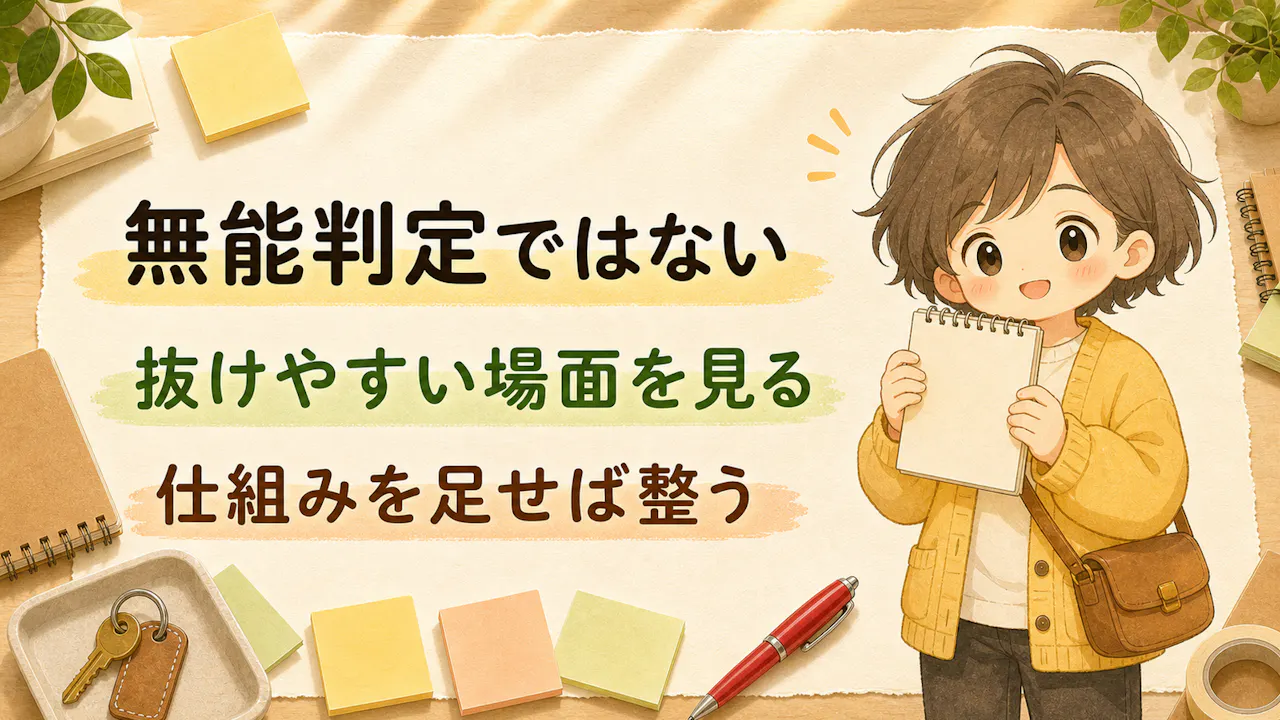 ポンコツ度は「無能」判定ではない