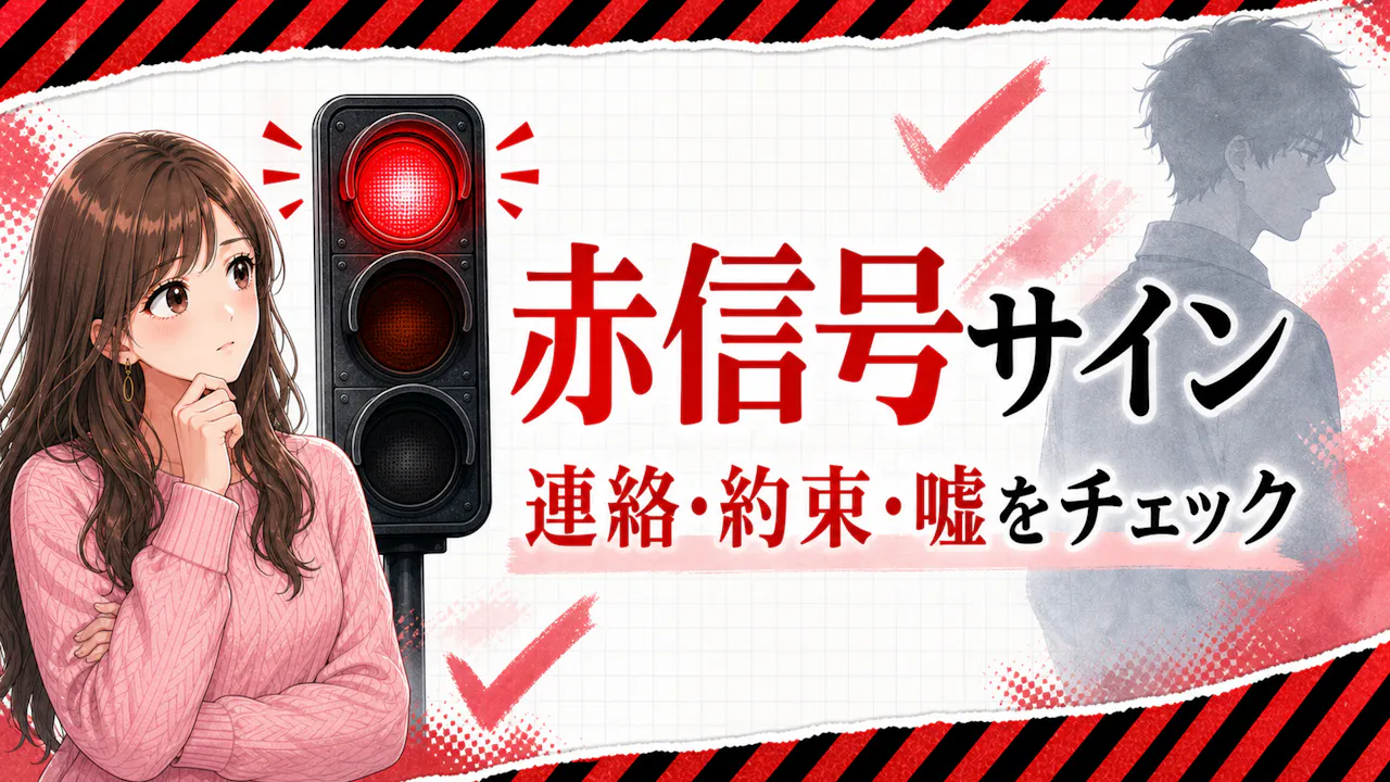 付き合わない方がいい男に出やすい赤信号サイン