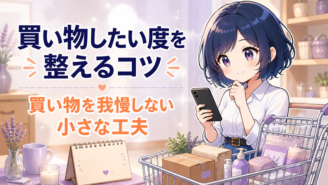 買い物したい度を心地よく整えるコツ
