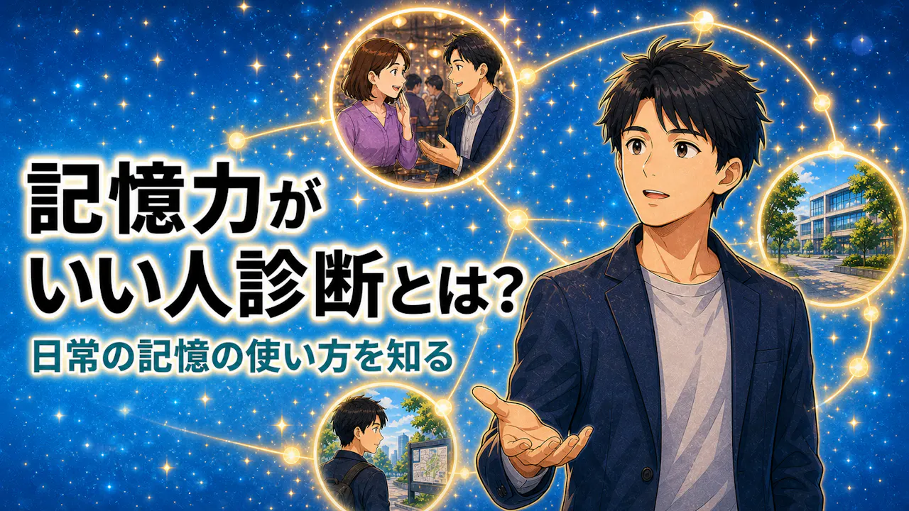 記憶力がいい人診断とは？