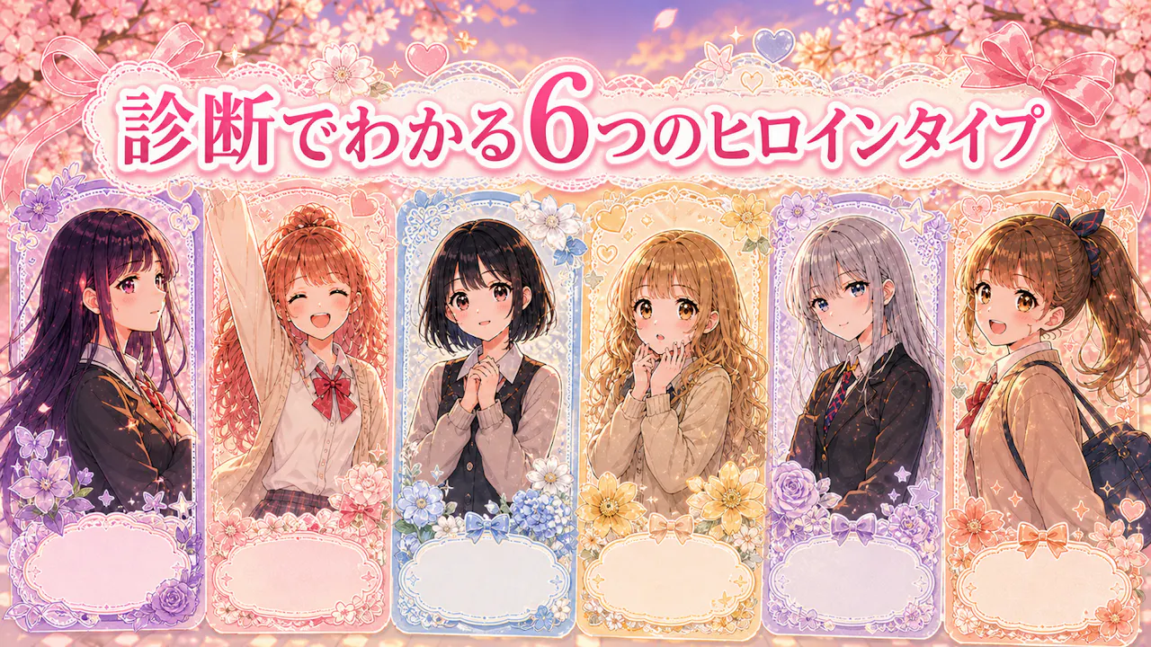 診断でわかる6つのヒロインタイプ