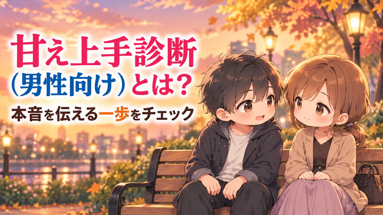 甘え上手診断（男性向け）とは？
