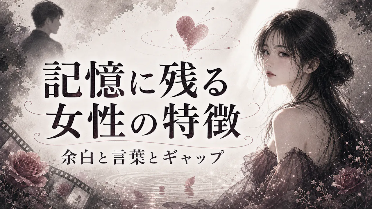 男性の記憶に残りやすい女性の特徴