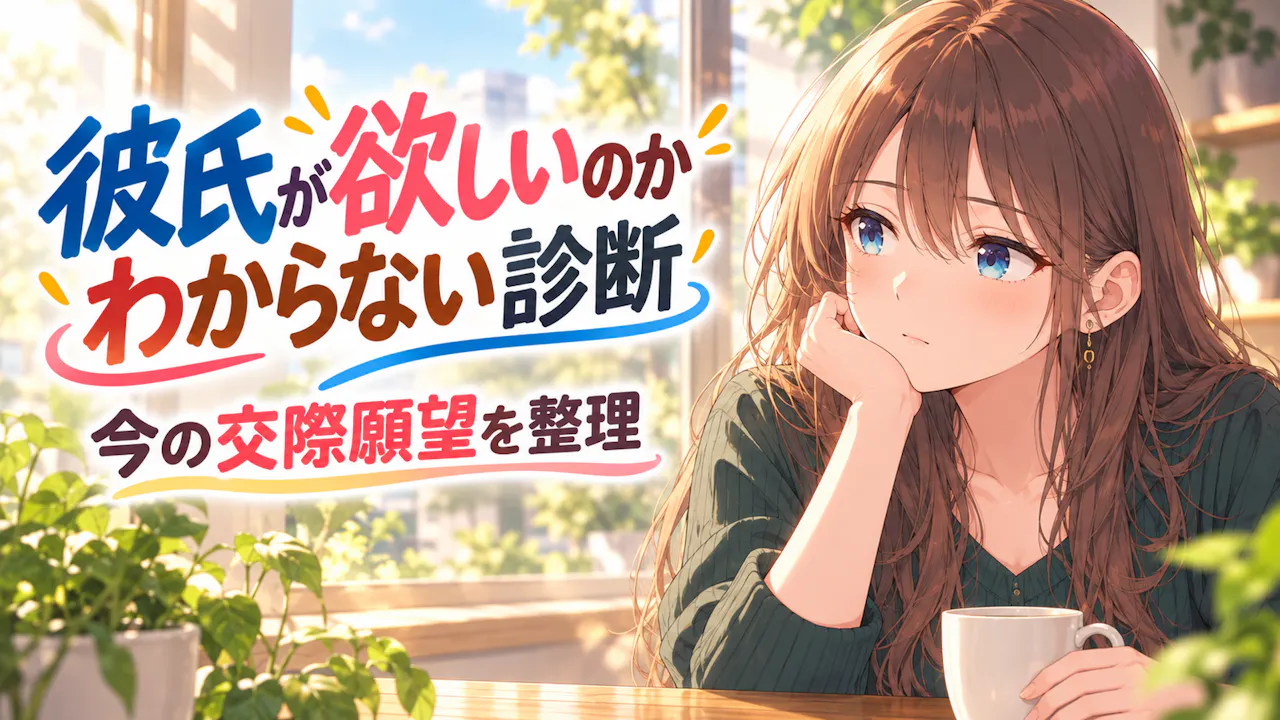 彼氏が欲しいのかわからない診断とは？