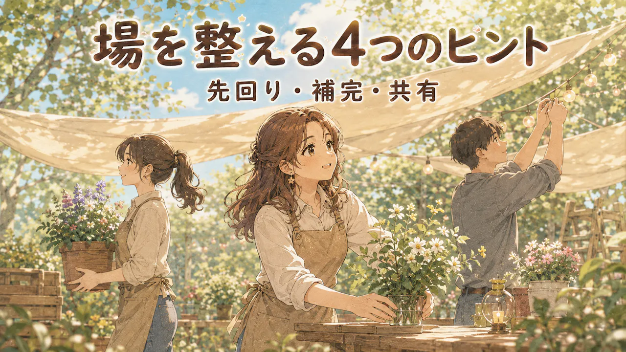 支える力が表れやすい4つの場面