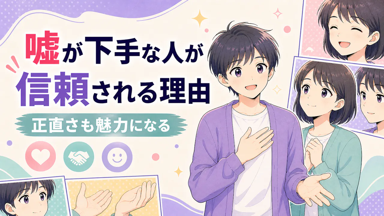 嘘が下手な人が信頼される理由