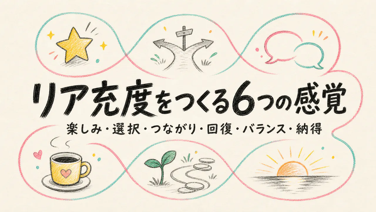 リア充度をつくる6つの感覚
