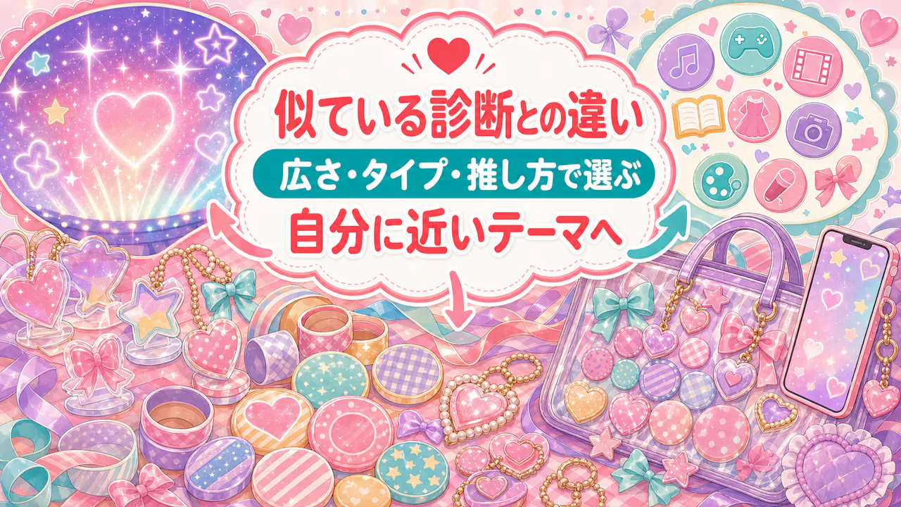 オタク診断・オタクタイプ診断との違い