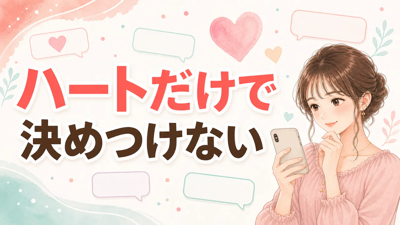 ハートやいいねだけで判断しない方がいい理由