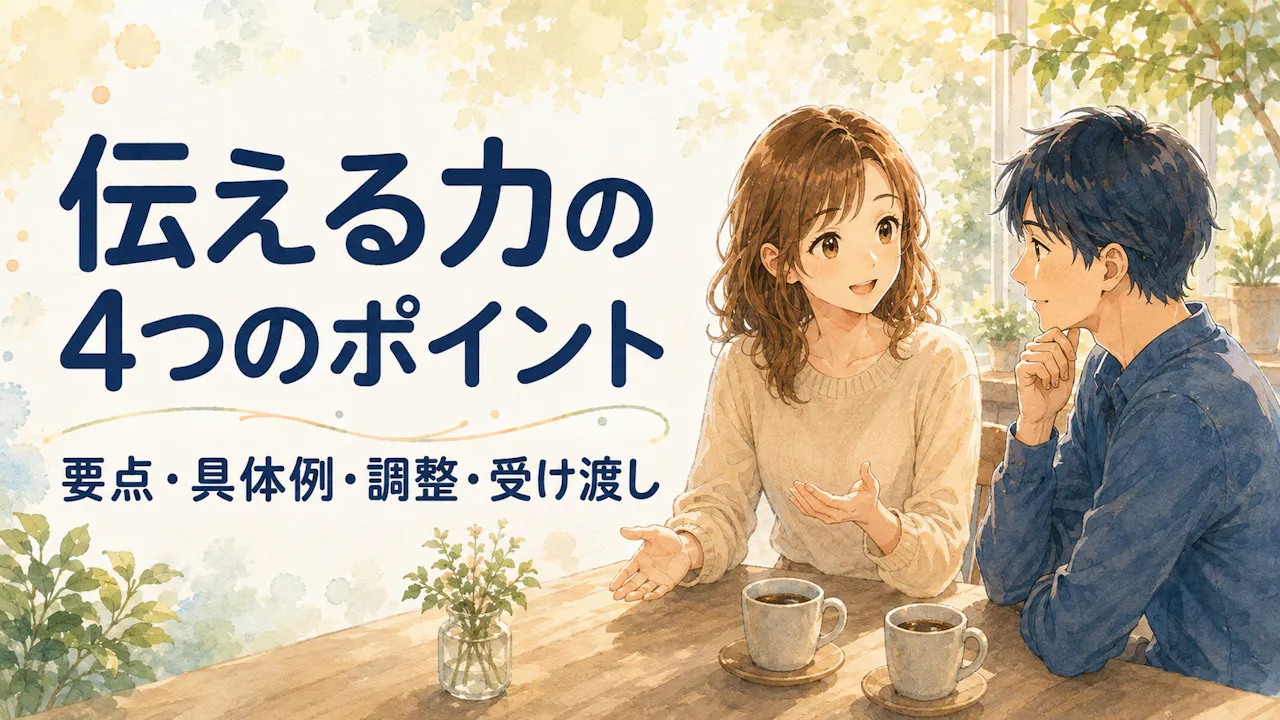 伝える力を整える4つのポイント