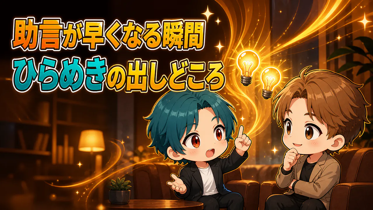 アドバイスが先回りになる瞬間
