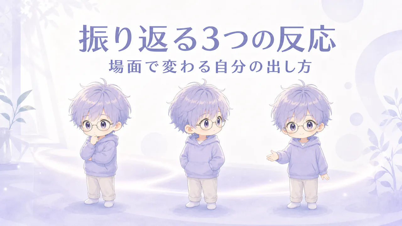 この診断で振り返る3つの反応