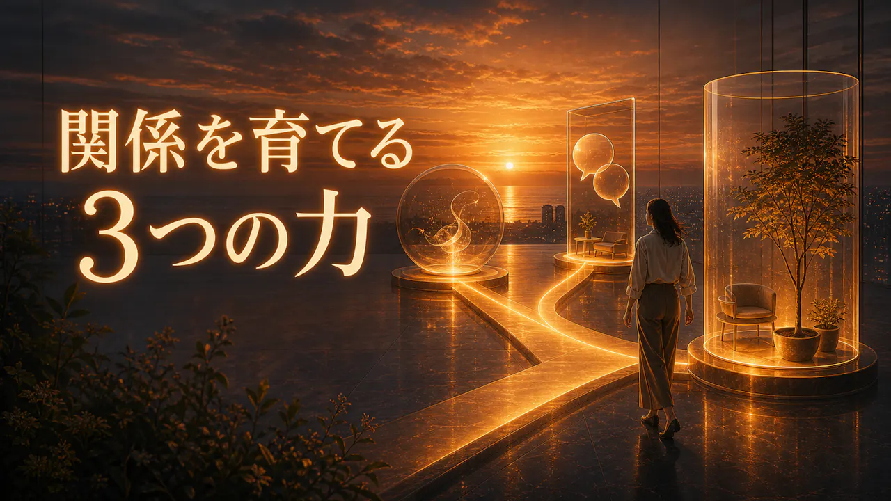 一途な関係を育てる3つの力