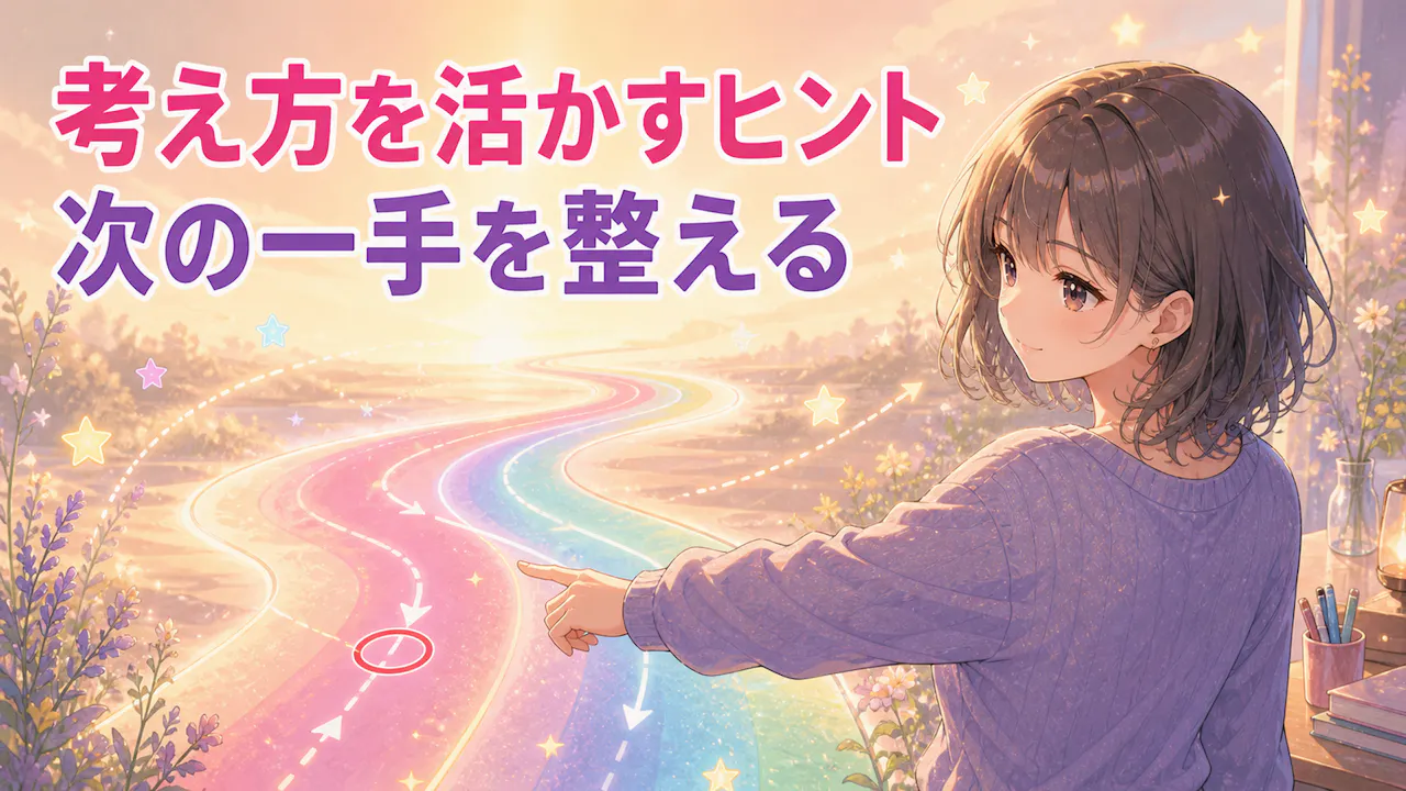 自分の考え方を活かすヒント