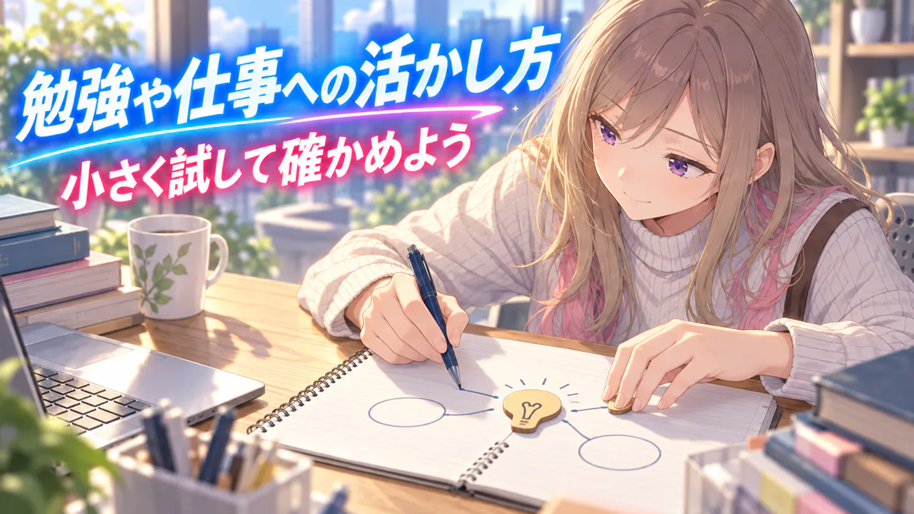結果を勉強や仕事に活かすには