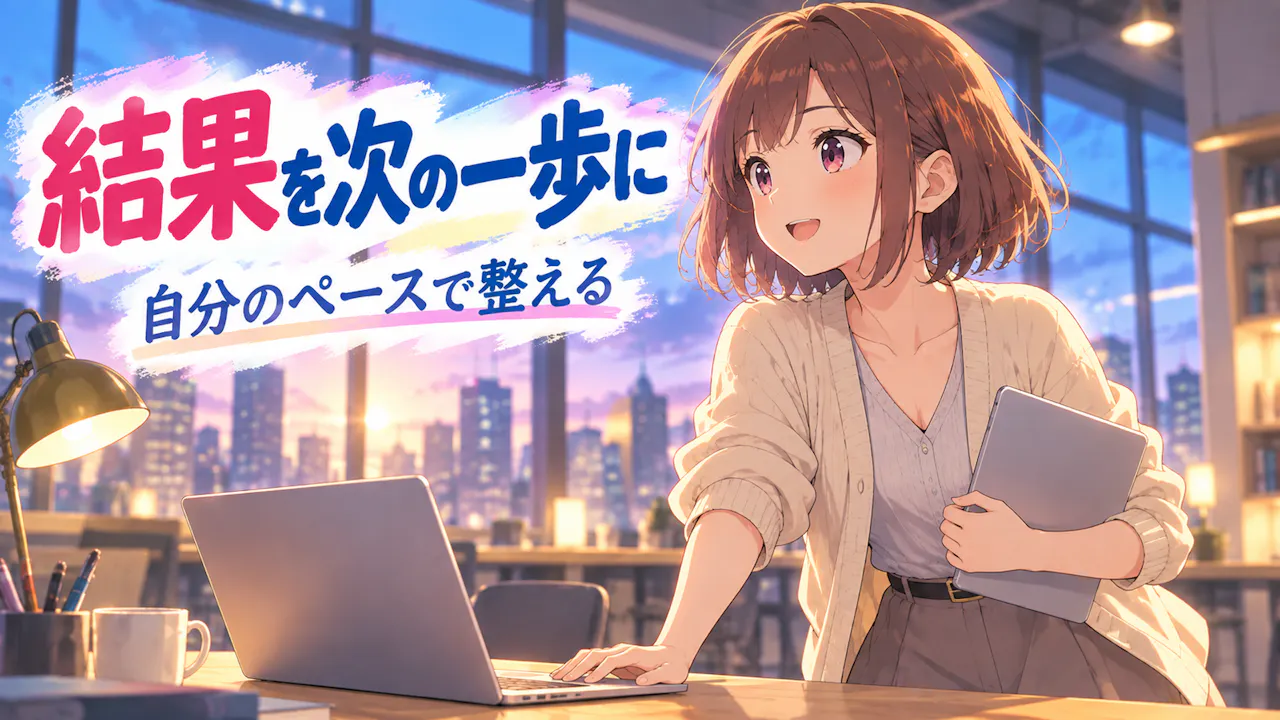 診断結果を次の一歩に変えるコツ