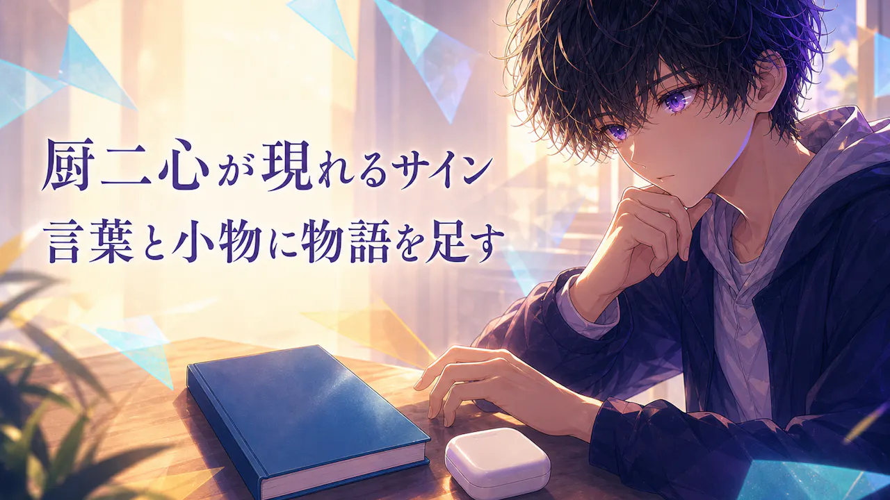 厨二心が日常に現れるサイン
