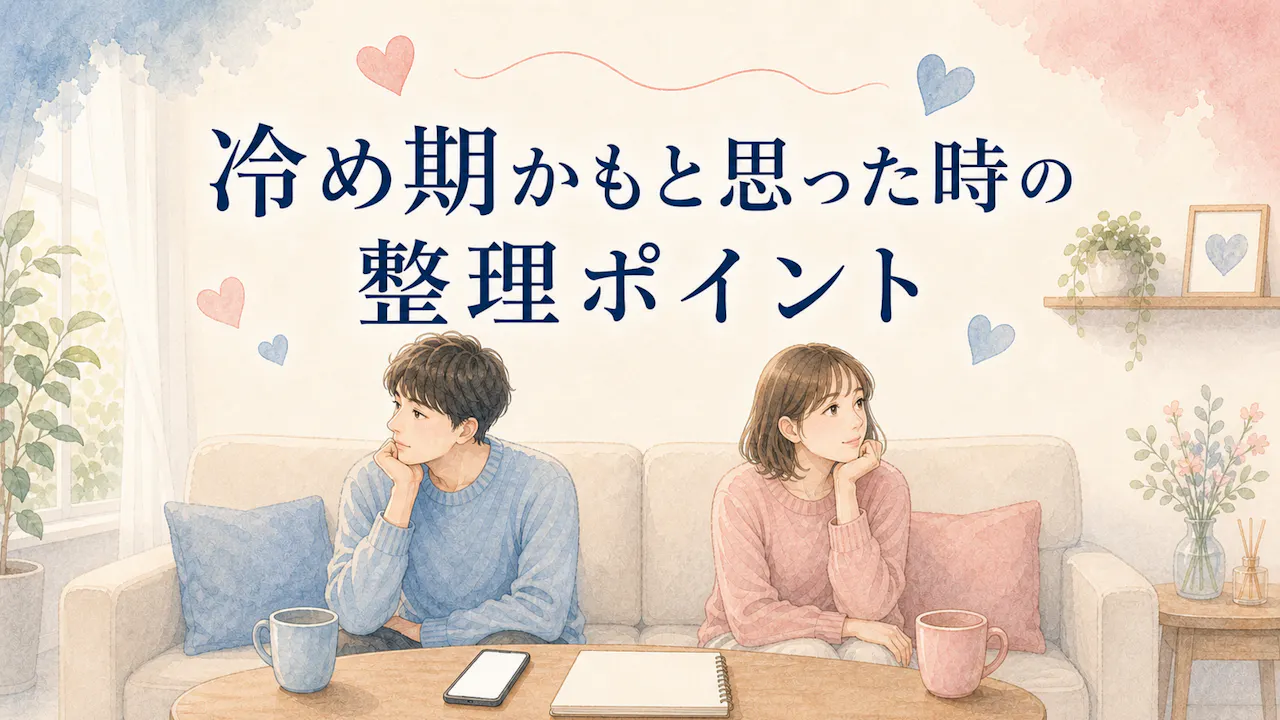 冷め期かもと思った時の整理ポイント