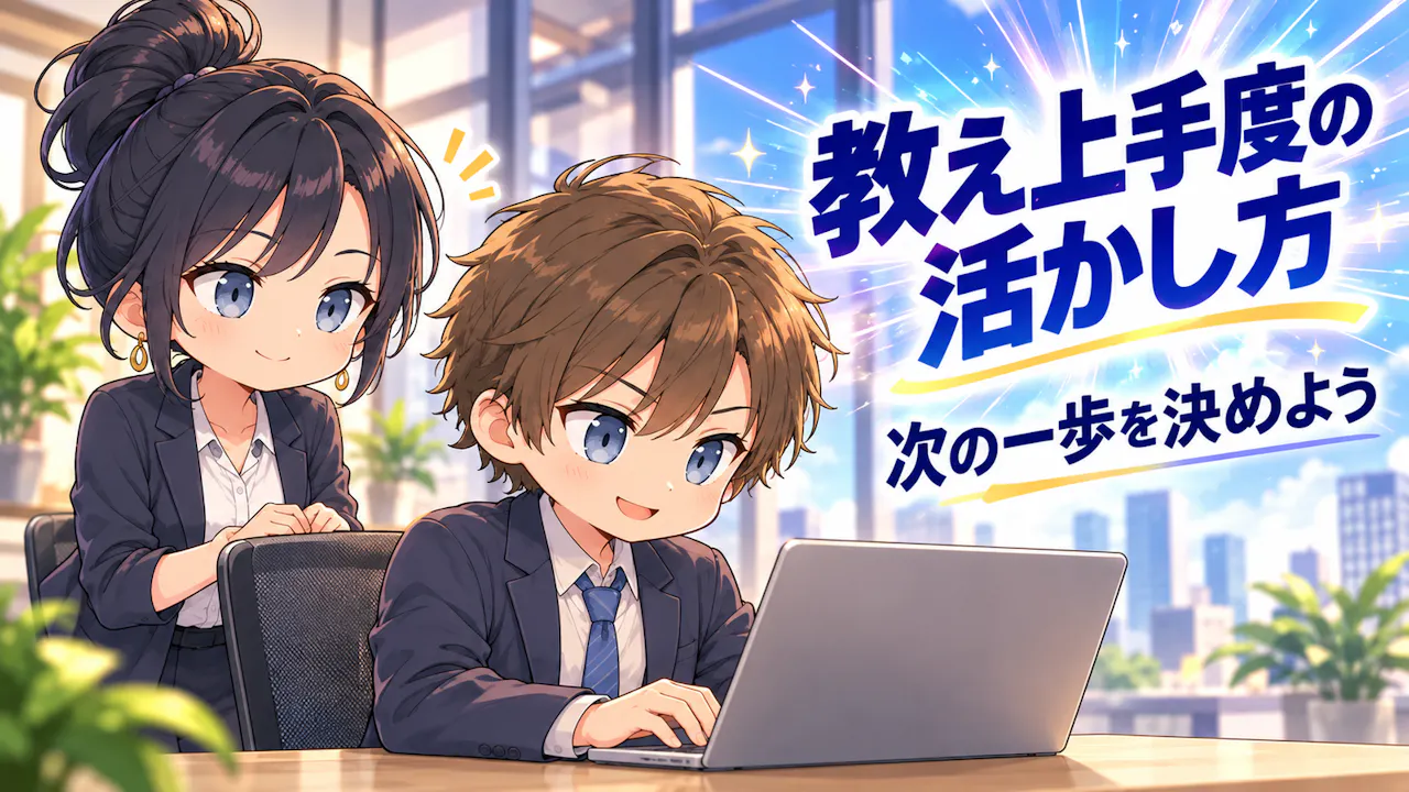 教え上手度の結果をどう活かす？