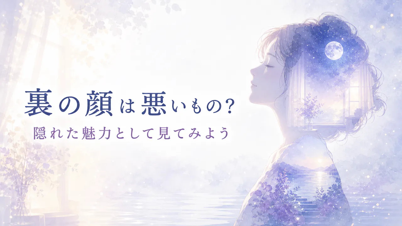 裏の顔は悪いもの？