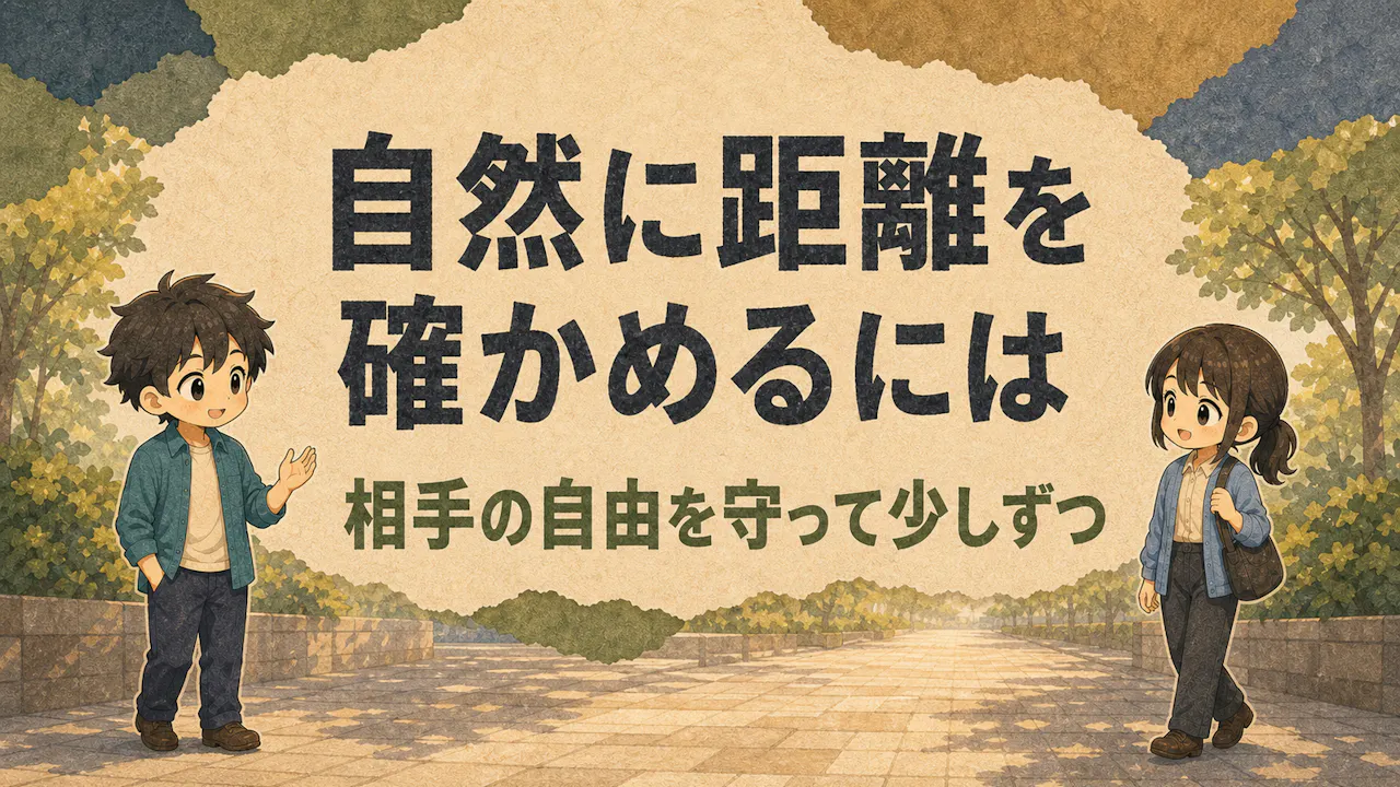 バイト先で自然に距離を確かめるには