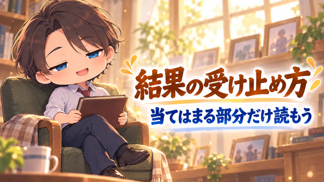 結果は昔の自分を決めつけるもの？