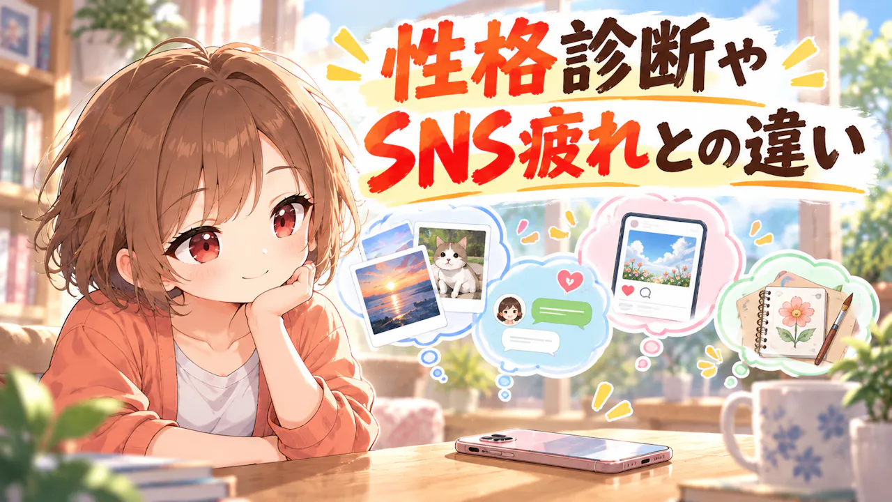 性格診断やSNS疲れとの違い