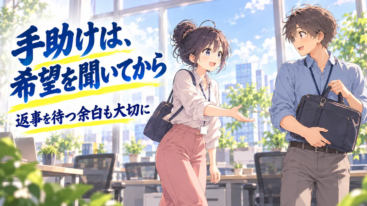 親切とお節介の違いは、相手が選べるか