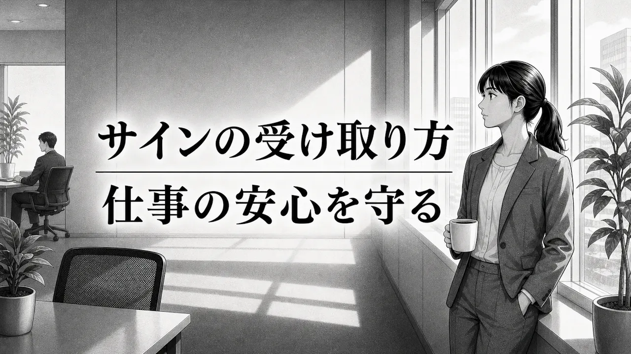 職場で脈なしサインを感じた時の受け取り方