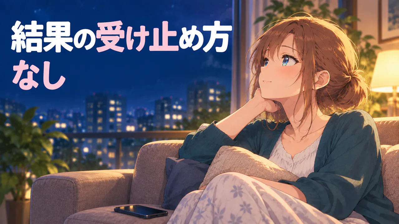 結果の受け止め方