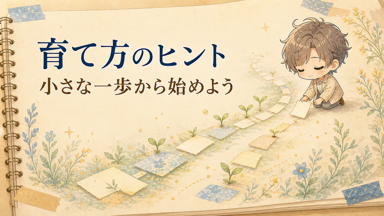 結果を、育て方のヒントに変える