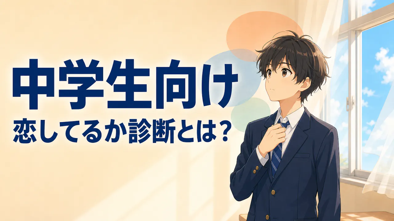 中学生向けの恋してるか診断とは？