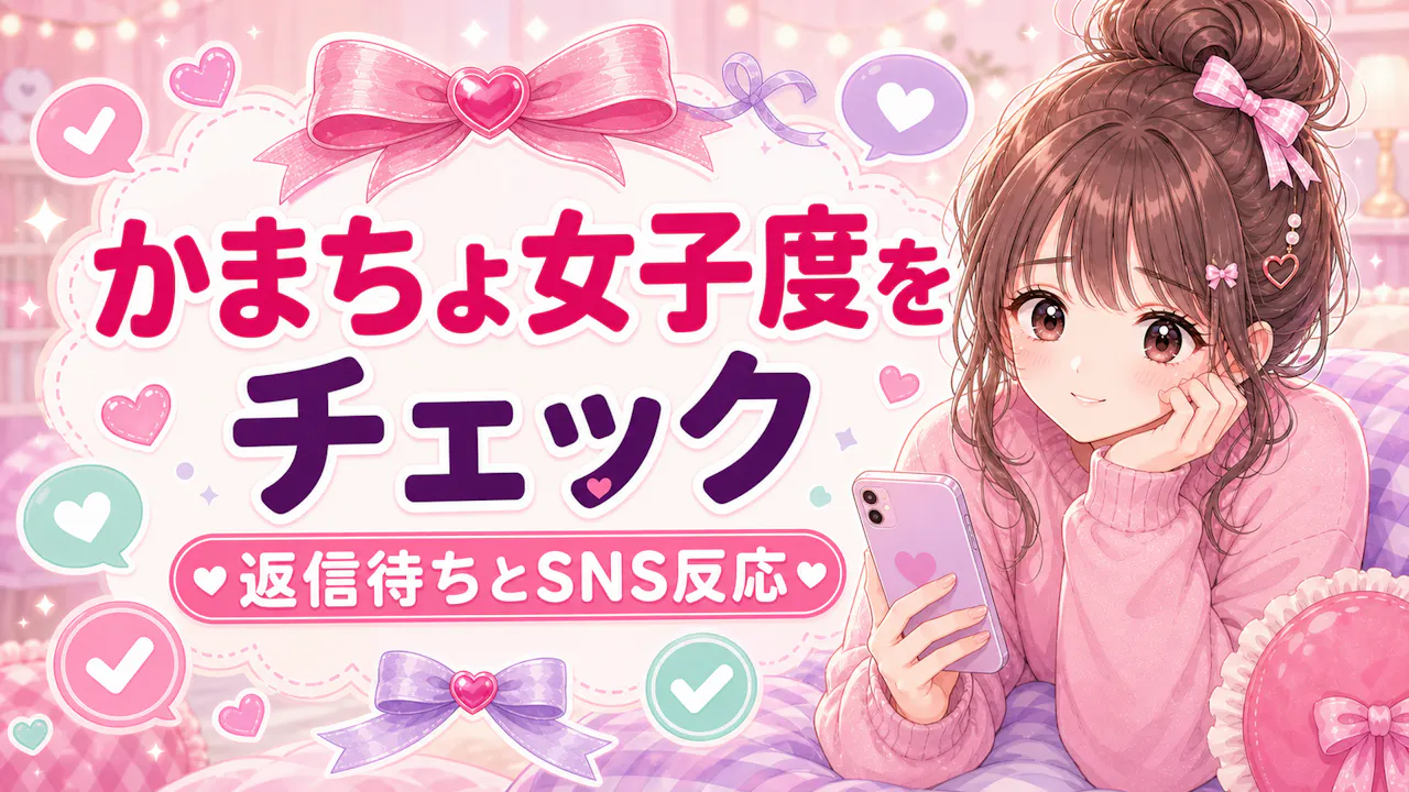 あなたのかまちょ女子度をチェック