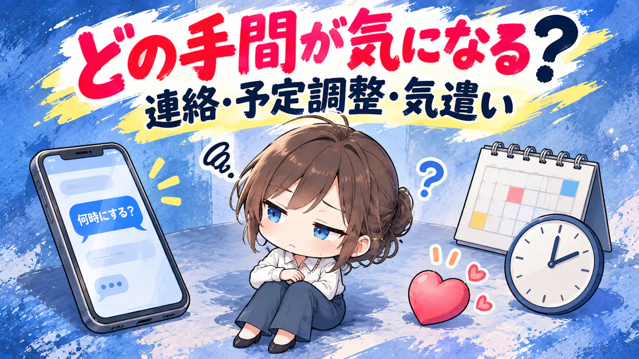 恋愛を面倒に感じる場面を分けてみよう