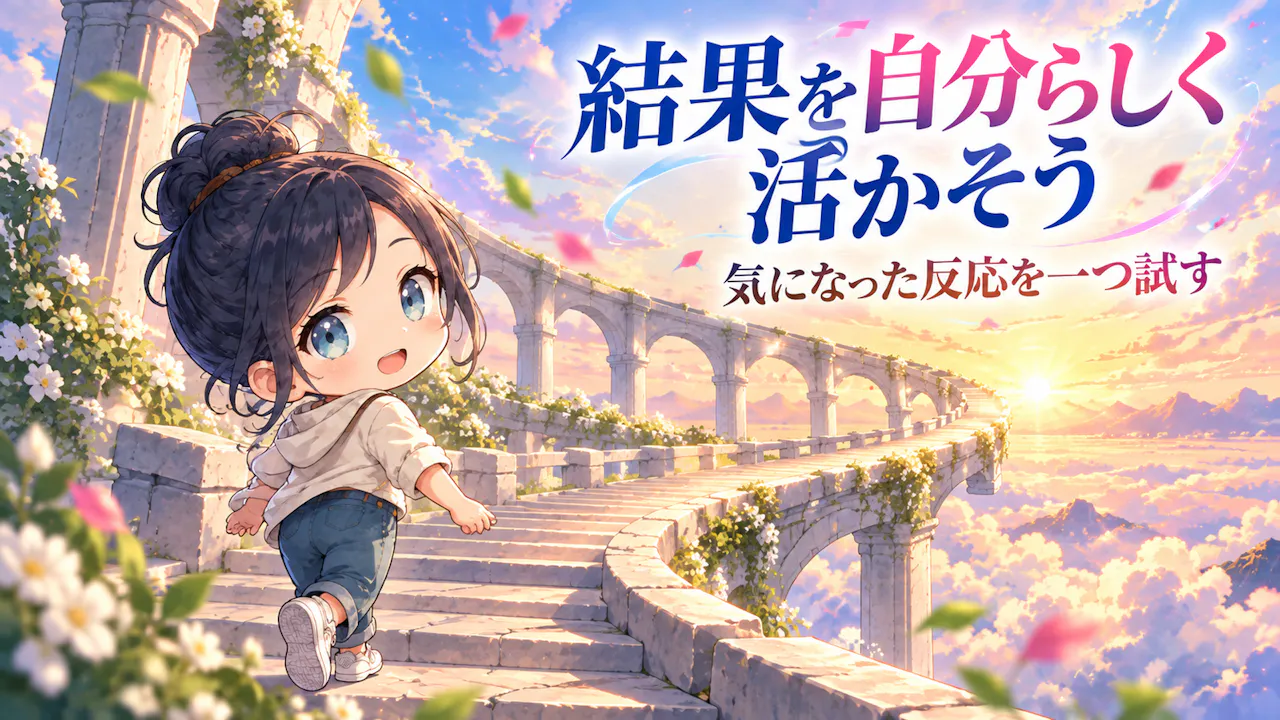 結果を自分らしく活かすには？