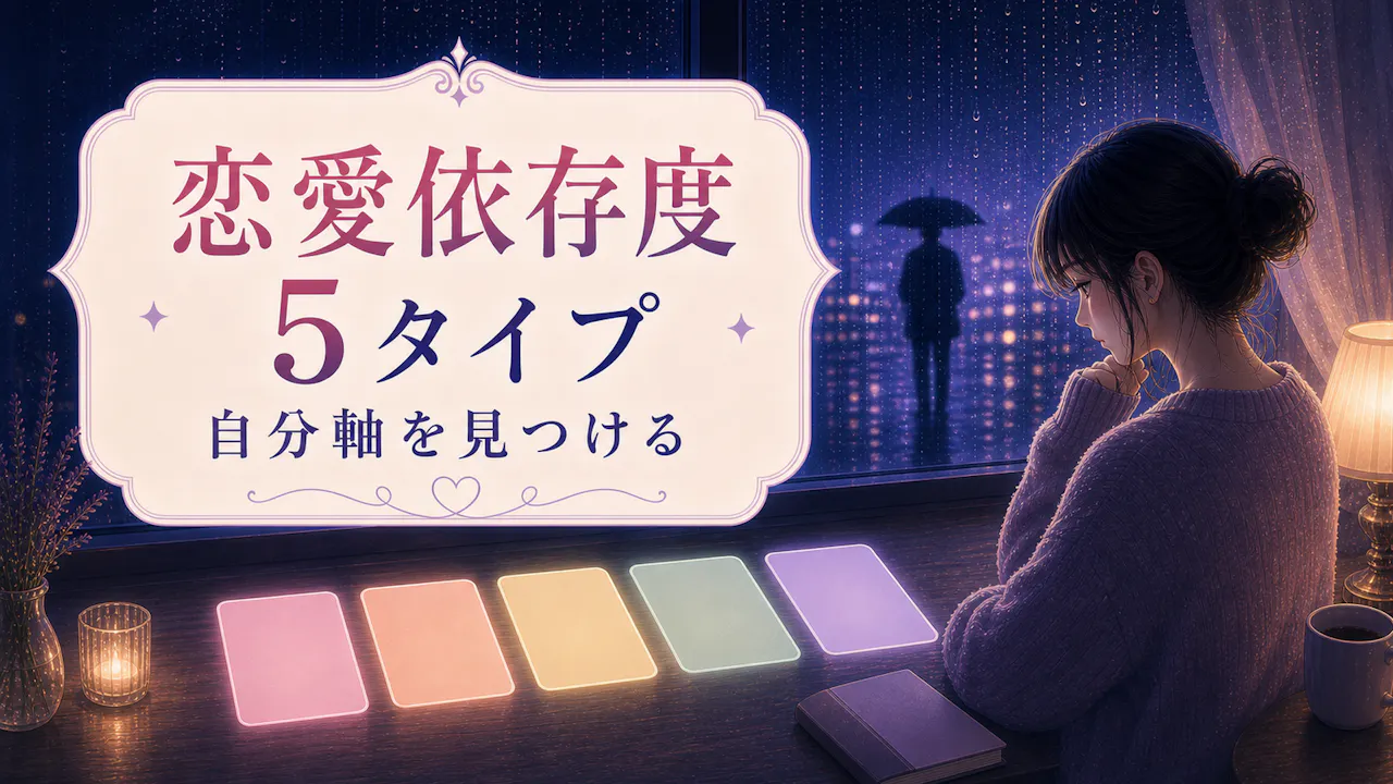恋愛依存度の5タイプ