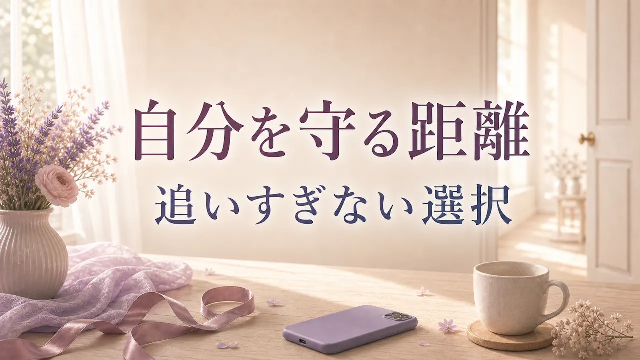 脈なし寄りに見える時の距離感