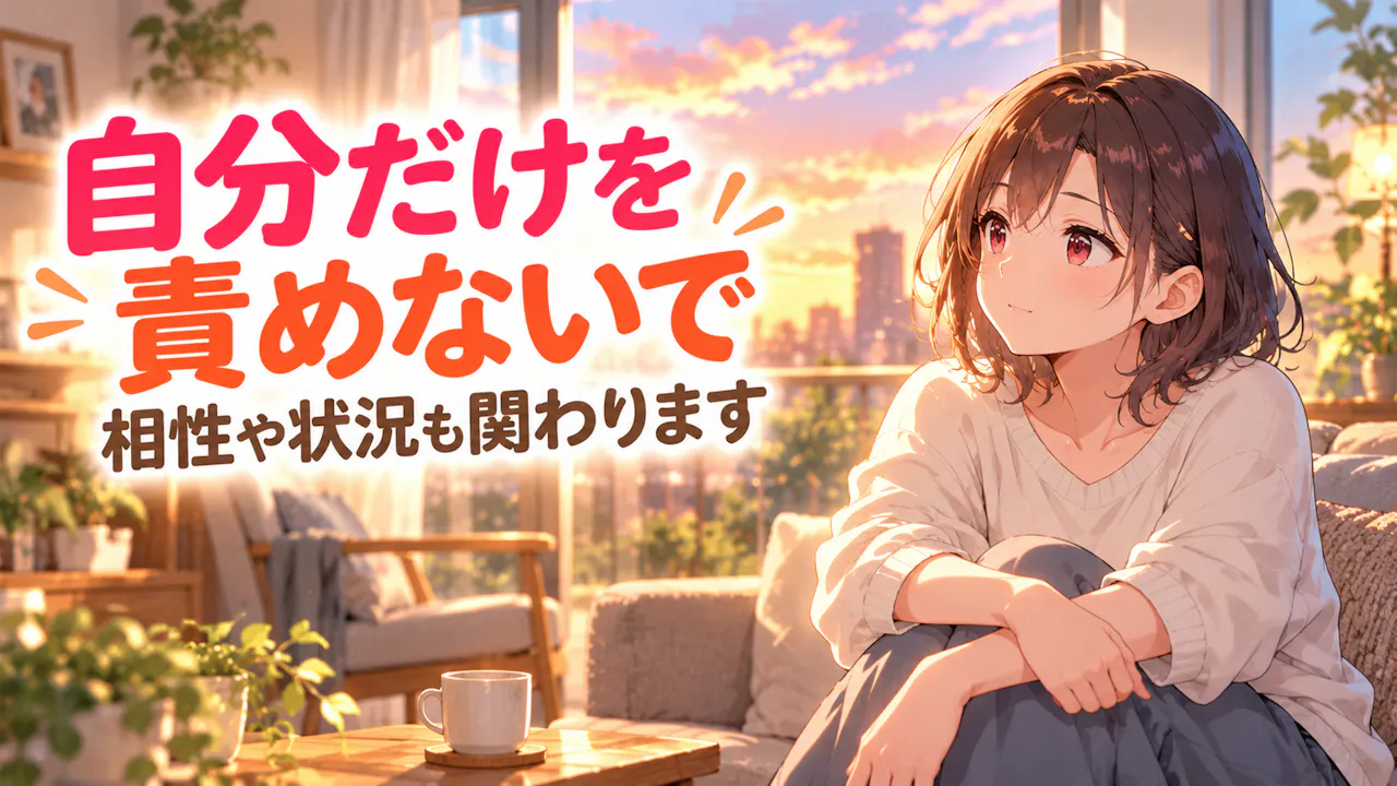 結果を自分のせいにしないために