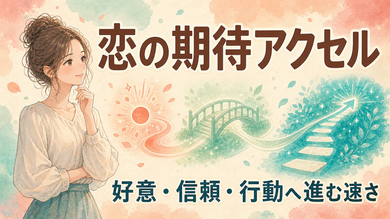 ちょろい女度でわかる「恋の期待アクセル」