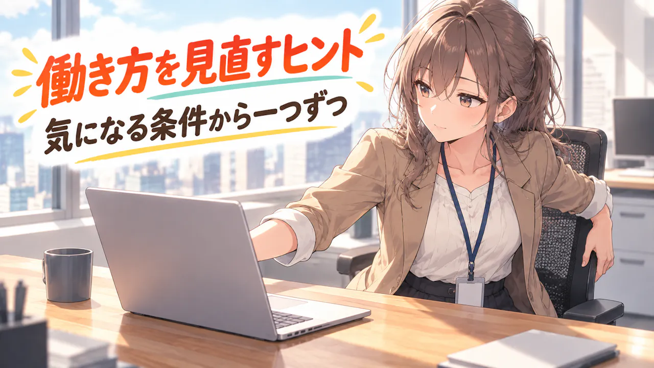 結果から働き方を見直すには？