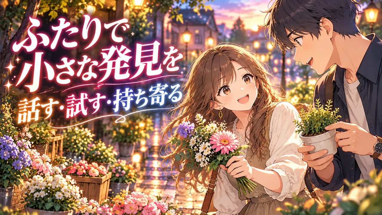 ふたりの日常に小さな発見を増やすには？