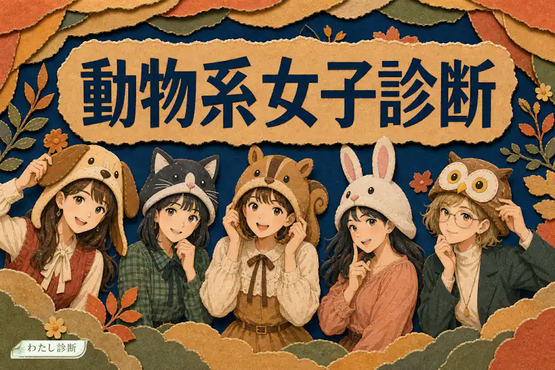 【動物系女子診断】あなたを動物に例えると何タイプに似てる？