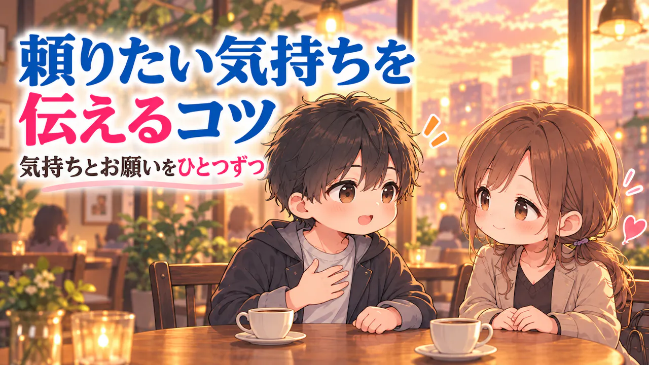 頼りたい気持ちを伝えるコツ