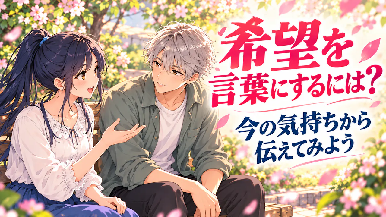 結果から希望を言葉にするには？
