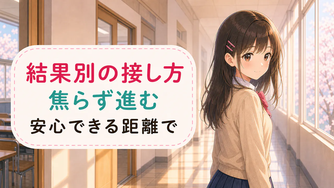 結果別の接し方