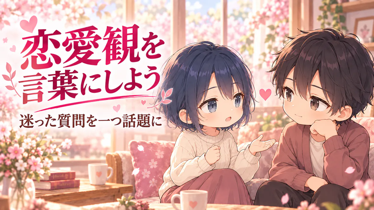 恋愛観の違いを会話にするには？