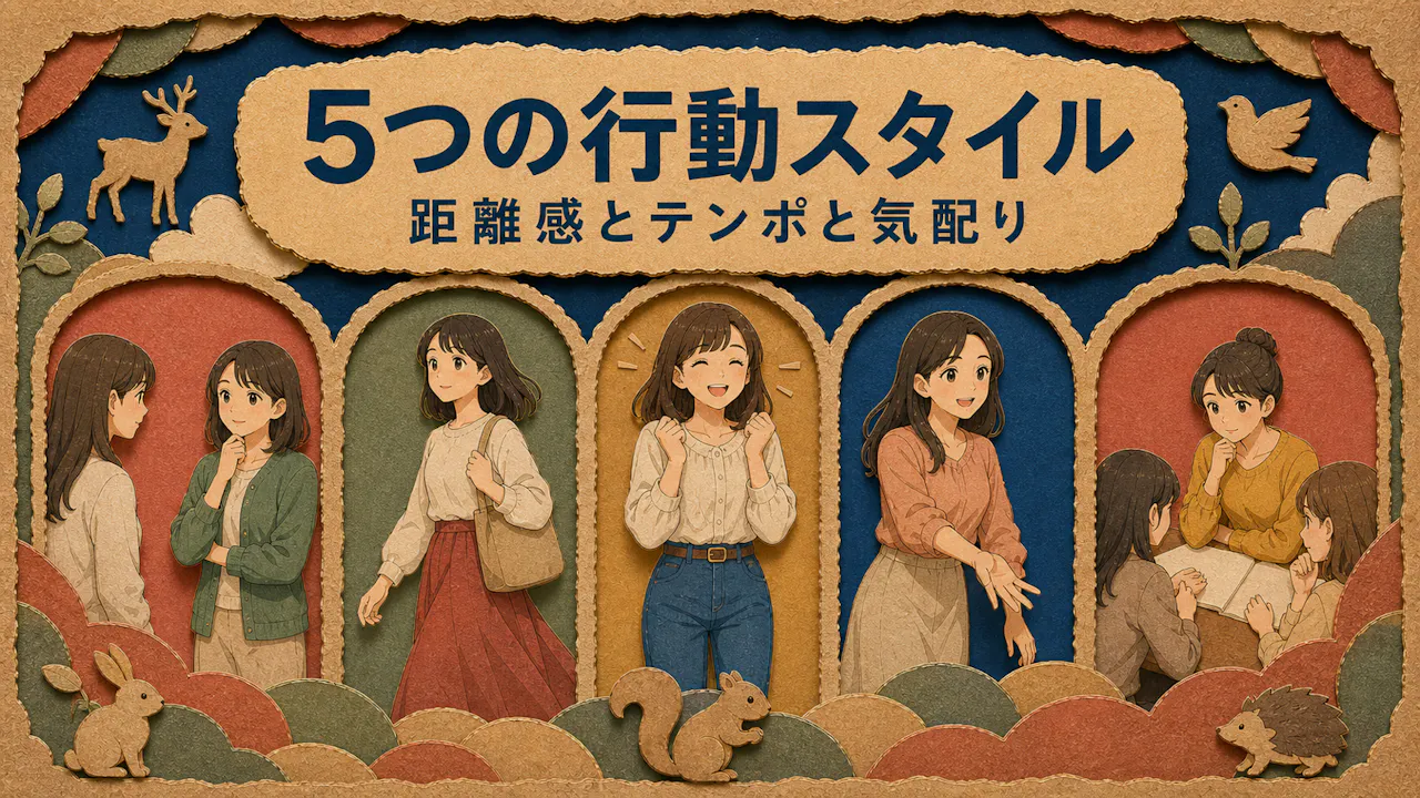 動物系女子を分ける5つの行動スタイル