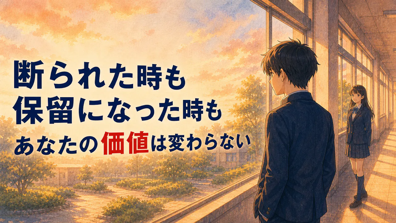 断られた時・保留になった時の受け止め方