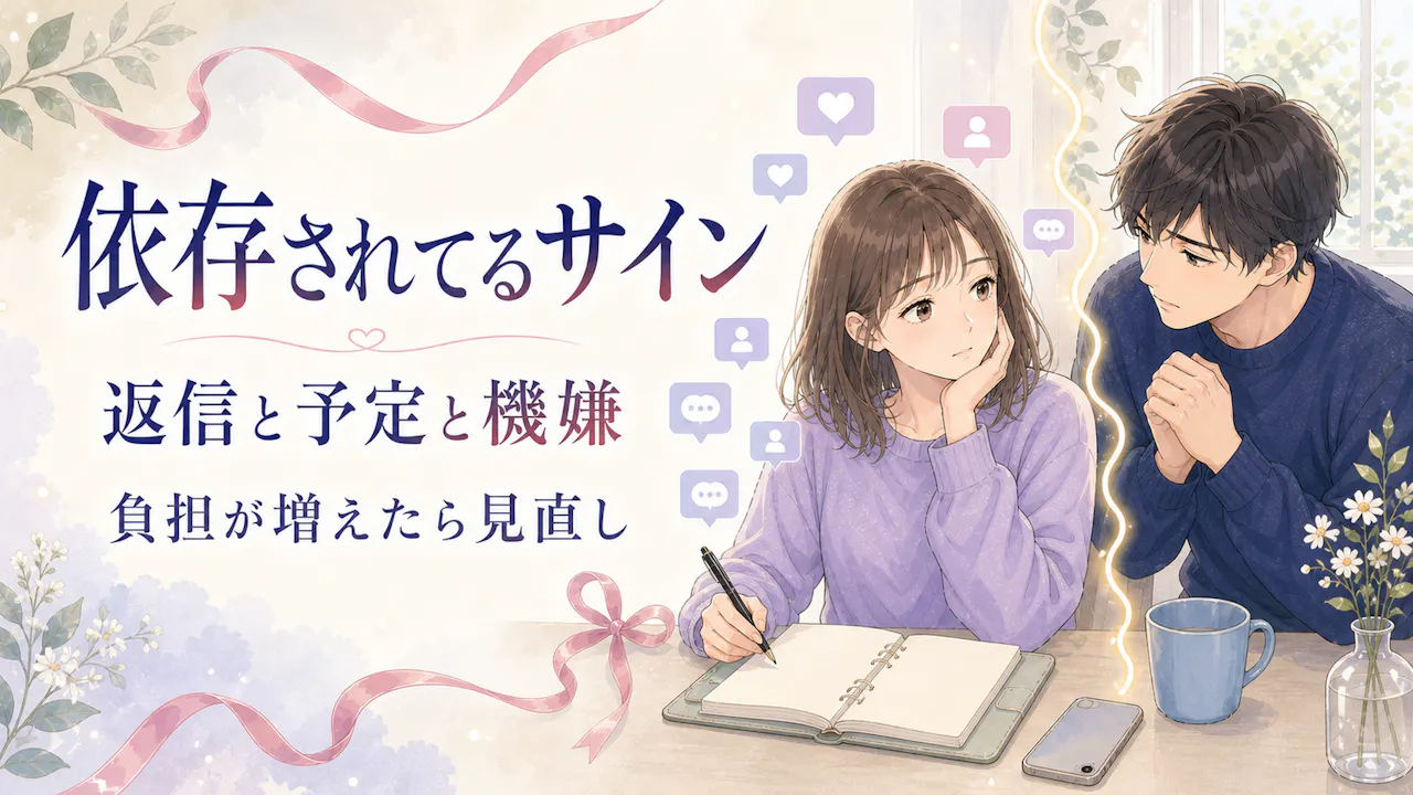 依存されてるサイン